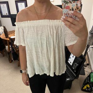 Aritzia Off-Shoulder T Shirt